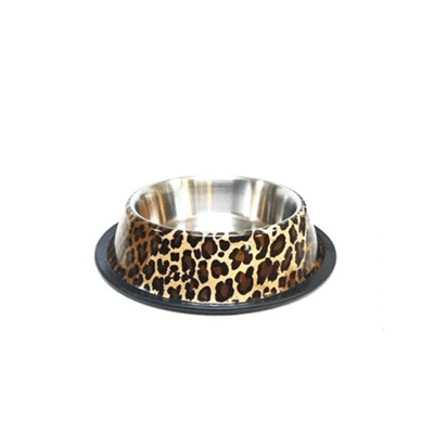 Comedero Inoxidable Animal Print