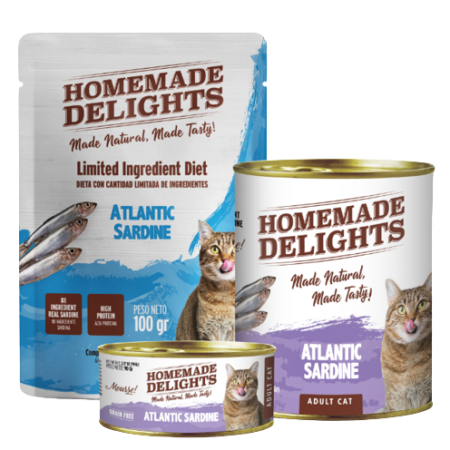 Homemade Delights Gato Adulto Atlantic Sardine