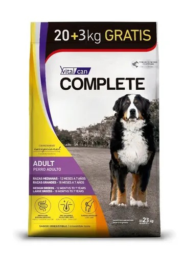 Complete Adulto Raza Mediana y Grande 20 + 3kg