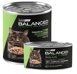 Lata Balanced Souffle de Pollo - Gato Castrado