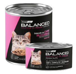 Lata Balanced Souffle de Pollo - Gato Cachorro