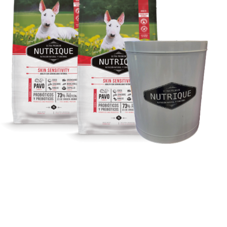 Lata Nutrique Perro + 2 Bolsas Nutrique Grandes + Regalo !!
