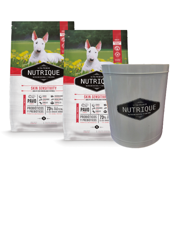 Lata Nutrique Perro + 2 Bolsas Nutrique Grandes + Regalo !!