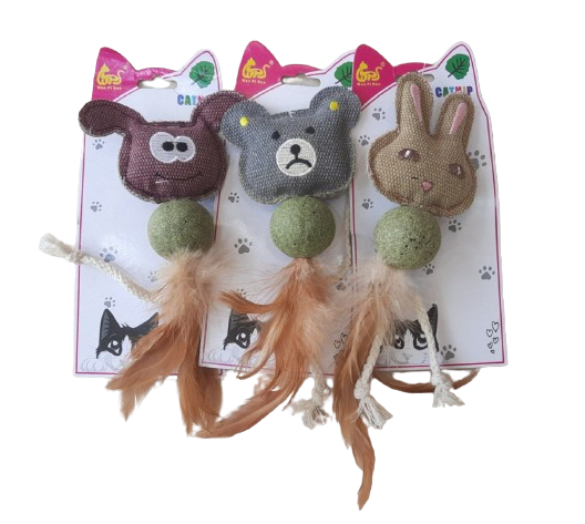 Peluche c/ Hierba Gatera y Pluma