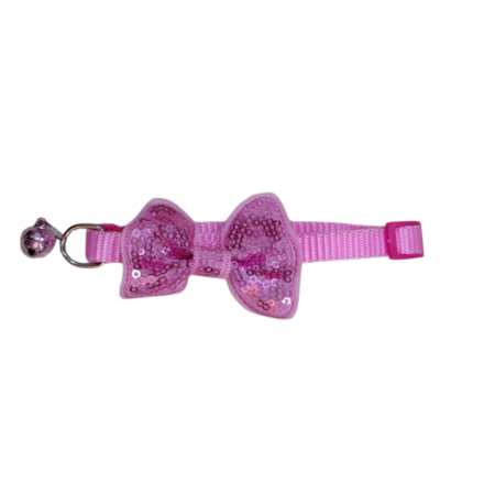 Collar con Moño de Lentejuela