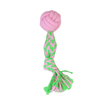 Pelota con Soga Bicolor