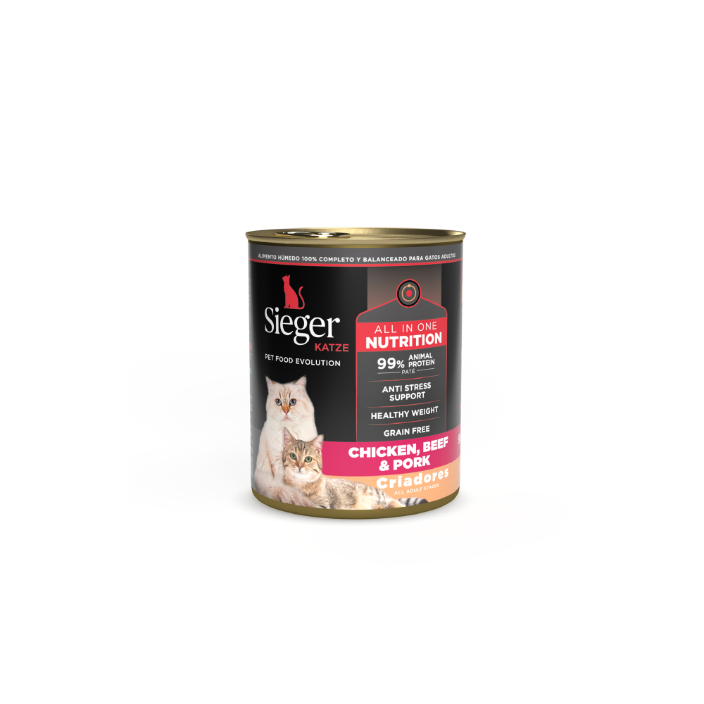 Lata Sieger Criadores Gato