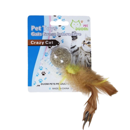 Hierba Gatera con Plumas
