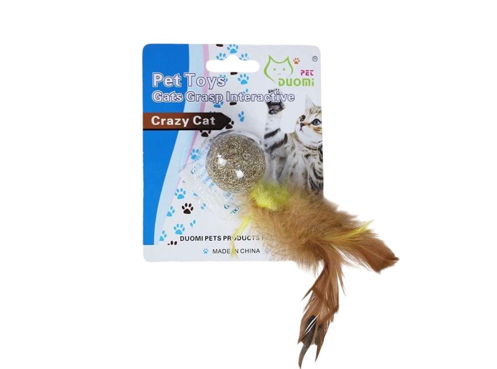 Hierba Gatera con Plumas