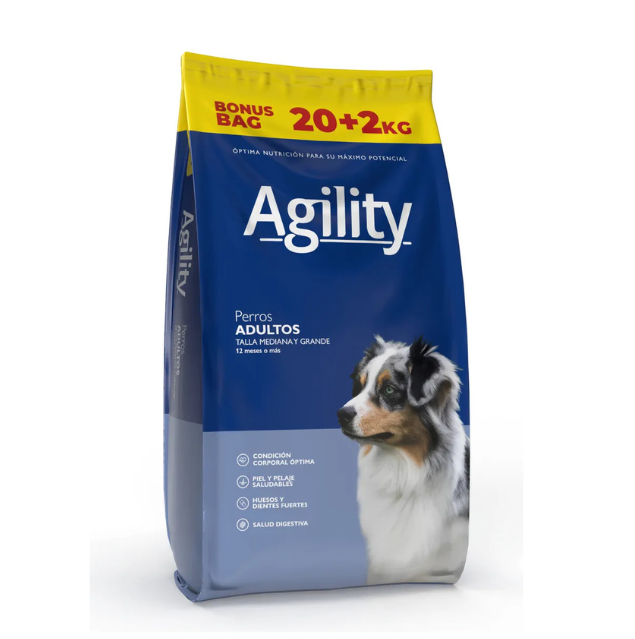 Agility Adulto 20 kg + 2 kg