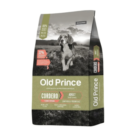 Old Prince Cordero y Arroz Perro Adulto Raza Pequeña
