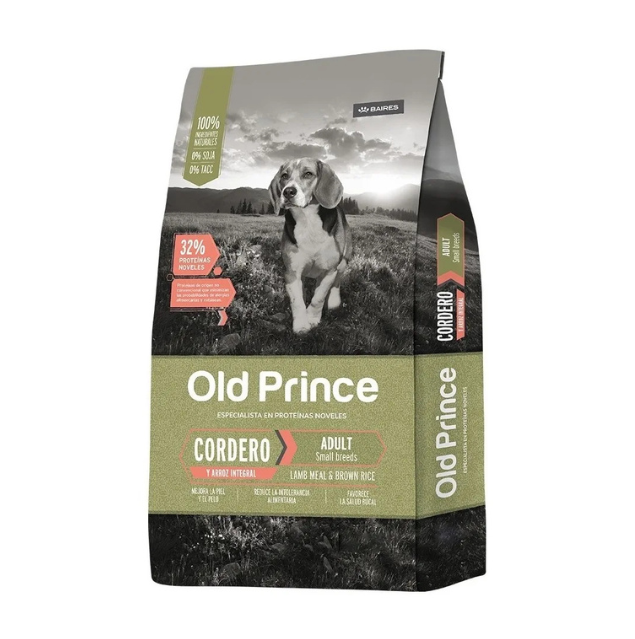 Old Prince Cordero y Arroz Perro Adulto Raza Pequeña