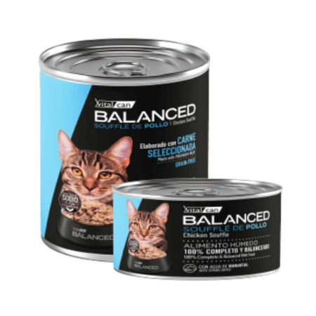 Lata Balanced Souffle de Merluza - Gato Adulto