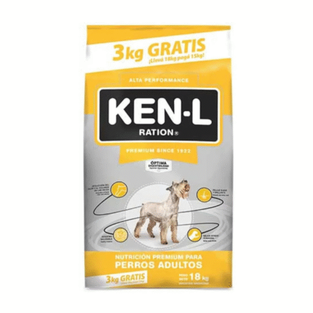 Ken L Perro Adulto 15 Kg + 3 Kg