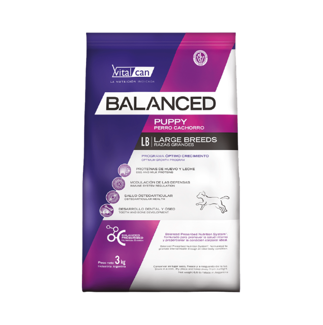Vitalcan Balanced Cachorro Raza Grande