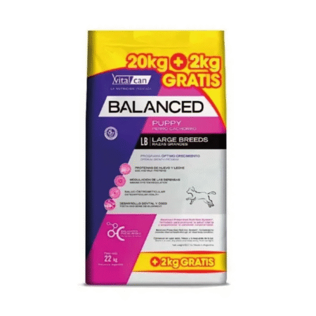 Vitalcan Balanced Cachorro Grande 20 +2 kg