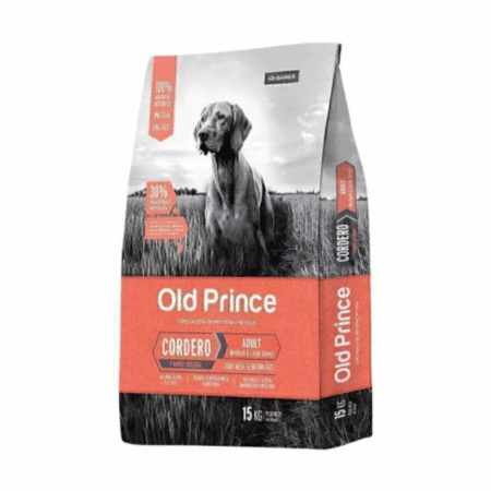 Old Prince Cordero y Arroz Perro Adulto Raza Mediana y Grande
