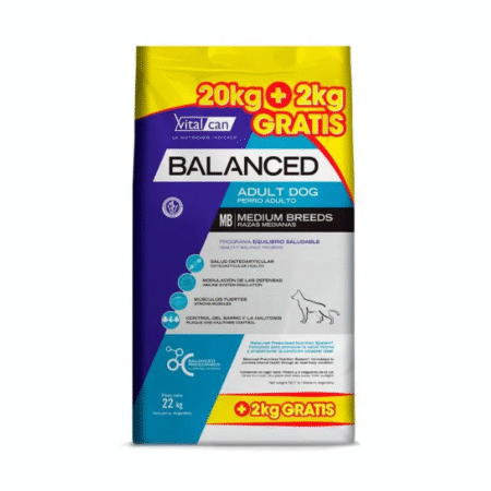 Balanced Raza Mediana Adulto 20 + 2kg!