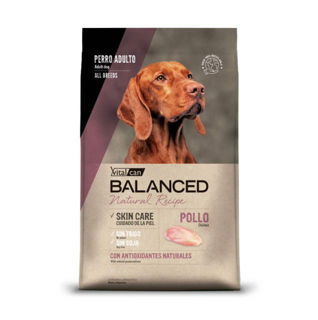 Balanced Perro Natural Recipe Pollo