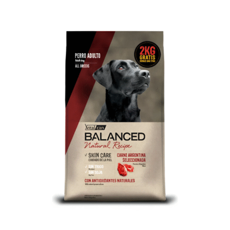 Balanced Perro Natural Recipe Carne Argentina 15 + 2kg