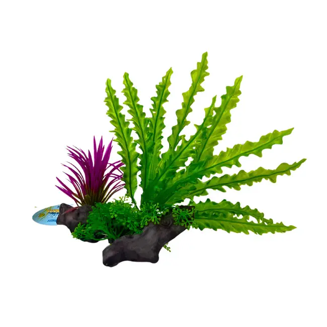 Plantita Decorativa con Tronco