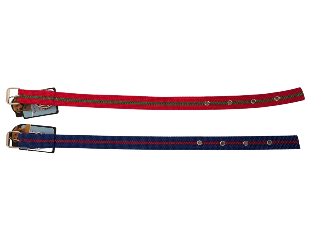 Collar Tela con Raya
